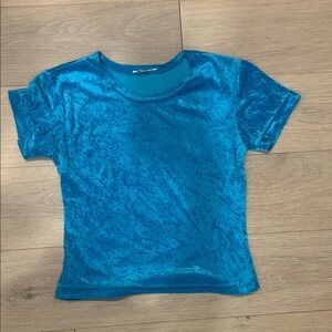 Blue Velvet Babydoll T-Shirt